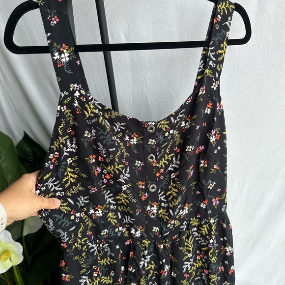 NWT SO Black Floral Straight Leg Jumpsuit / Size XXL - Picture 2 of 6